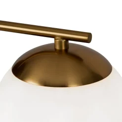 Maytoni vegglampe i marmor med glassskjerm