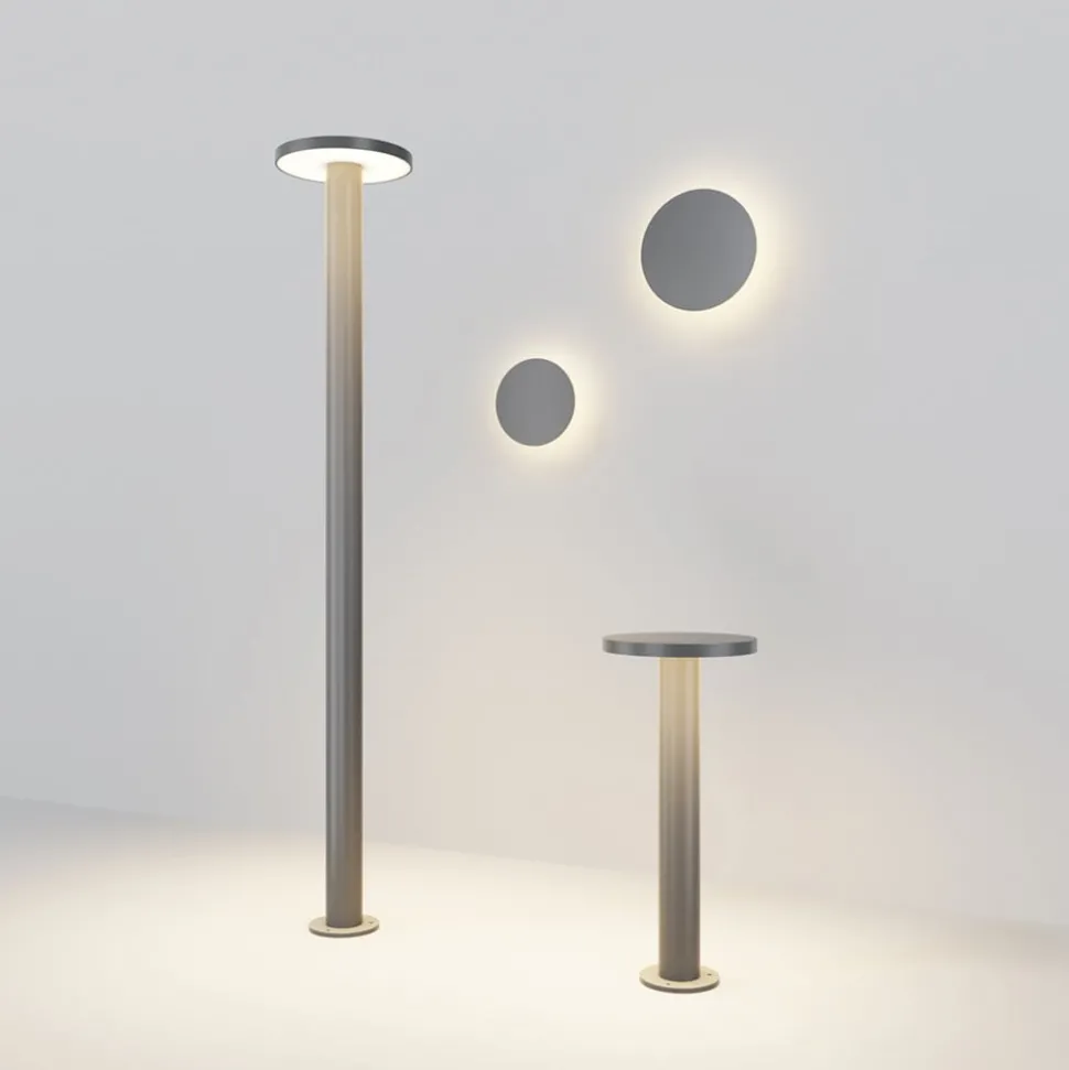 Maytoni Wald utendørs LED-vegglampe, 3000K, grafitt