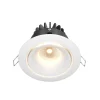 Maytoni Yin LED for innfelt belysning, IP20, 3000K, triac, hvit