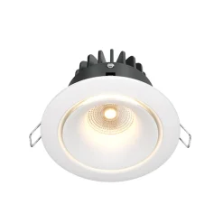 Maytoni Yin LED for innfelt belysning, IP20, 3000K, triac, hvit