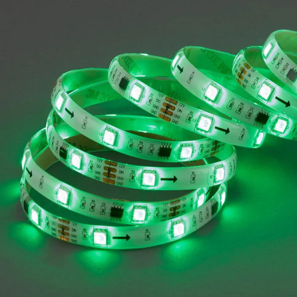 Med 164 lysfunksjoner - 500 cm RGB LED-stripe Mo