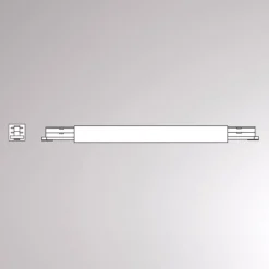 Mellomtilkobling Volare, 2-fase skinne, hvit