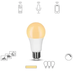 Müller Licht tint dimming LED-pære E27, 9W 2 700K