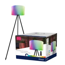 Müller Licht tint Khaya LED-gulvlampe RGBW for utendørs bruk