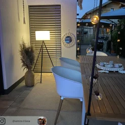 Müller Licht tint Khaya LED-gulvlampe RGBW for utendørs bruk