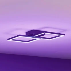 Müller Licht tint LED taklampe Cano, RGB, CCT, svart