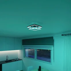 Müller Licht tint LED taklampe Cano, RGB, CCT, svart