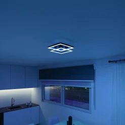 Müller Licht tint LED taklampe Cano, RGB, CCT, svart