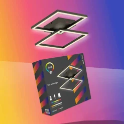 Müller Licht tint LED taklampe Cano, RGB, CCT, svart