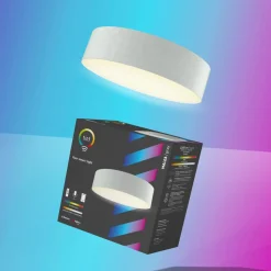 Müller Licht tint LED taklampe Malea, RGB, CCT, grå