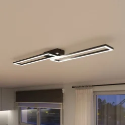 Müller Licht tint LED taklampe Ciso, RGB, CCT, svart