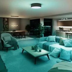 Müller Licht tint LED taklampe Malea, RGB, CCT, taupe