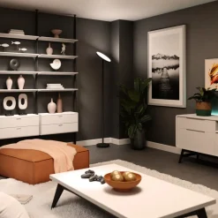 Müller Licht tint LED uplight Pavo, RGB, CCT, metall