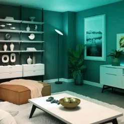 Müller Licht tint LED uplight Pavo, RGB, CCT, metall