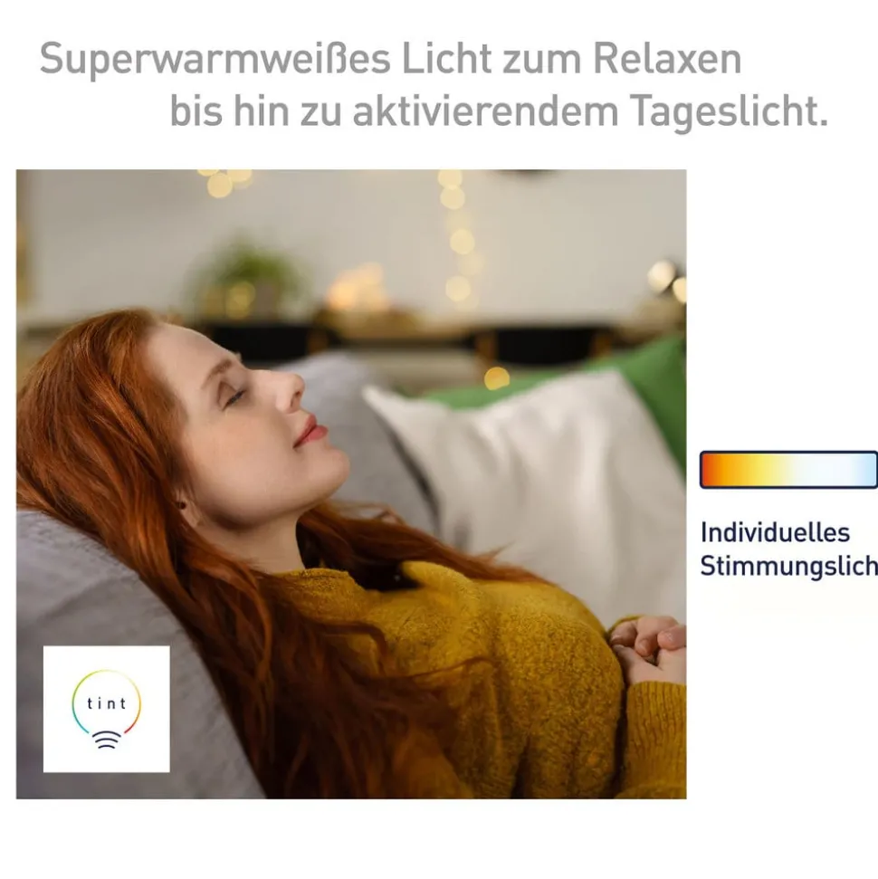Müller Licht tint LED-globepære G95 E27 5,5W gull