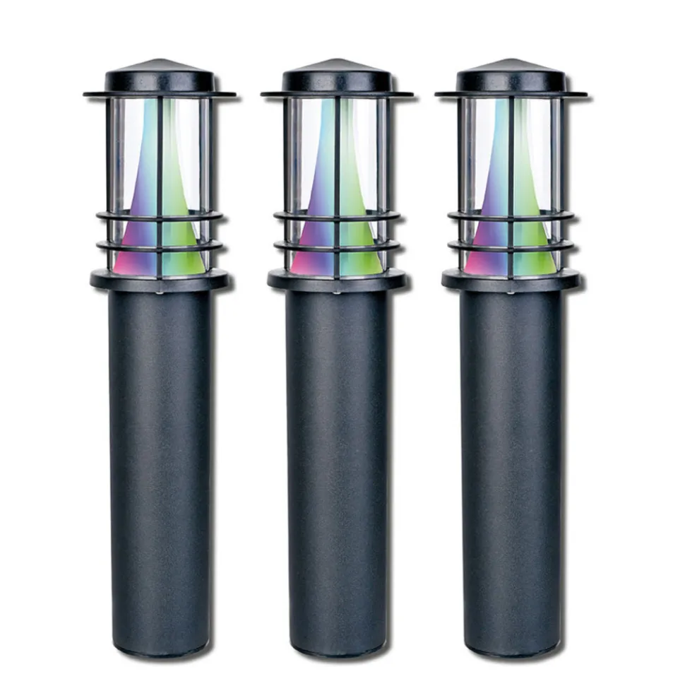 Müller Licht tint Petunia LED-gatelampe sett med 3 stk