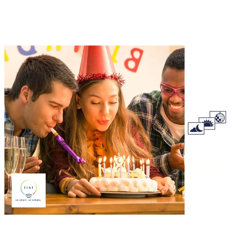 Müller Licht tint Petunia LED-gatelampe sett med 3 stk