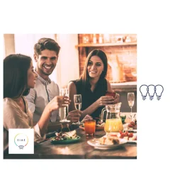 Müller Licht tint white LED-mignonpære E14 5,8W