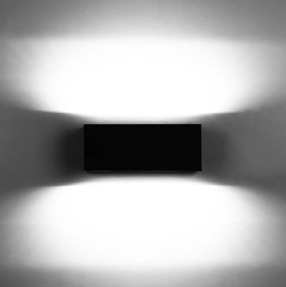 Moderne, utendørs LED-vegglampe Nomra IP54