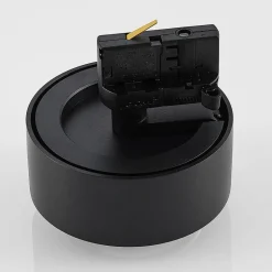 Molto Luce LED 3-faset skinnespot Mag, svart, 827