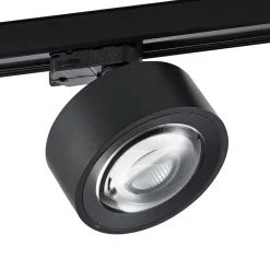 Molto Luce LED 3-faset skinnespot Mag , svart, 830