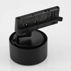 Molto Luce LED 3-faset skinnespotlight Magis, svart, 830