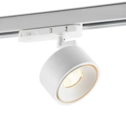 Molto Luce LED 3-faset skinnespotlight Magis, hvit, 827
