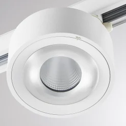 Molto Luce LED 3-faset skinnespot Mag, hvit, 827