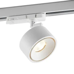 Molto Luce LED 3-faset skinnespot Magis, hvit, 830