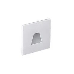 Molto Luce LED innbyggingslampe Wall 68R SQ, hvit, aluminium, CCT