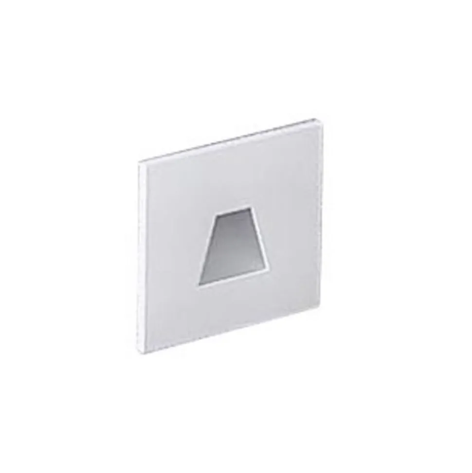 Molto Luce LED innbyggingslampe Wall 68R SQ, hvit, aluminium, CCT