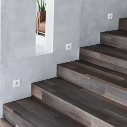 Molto Luce LED innbyggingslampe Wall 68R SQ, hvit, aluminium, CCT