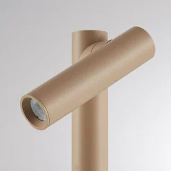 Molto Luce LED-bordlampe Mimo T, sandfarget, aluminium