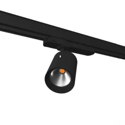 Molto Luce Mova skinnespot 67 mm svart 3-fase