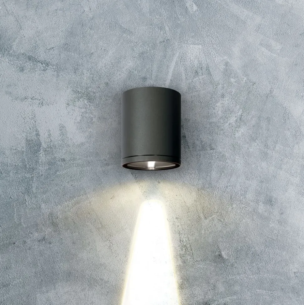 Molto Luce reflektorpære, antrasitt, aluminium, Ø 9,2 cm