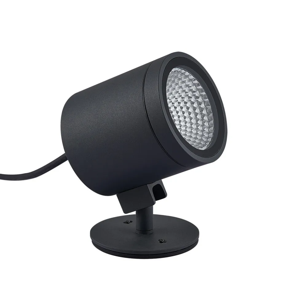 Molto Luce utendørs spot Foris Round F, antrasitt