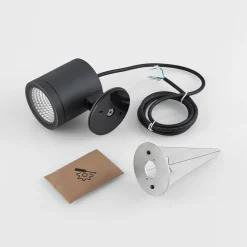 Molto Luce utendørs spot Foris Round F, antrasitt