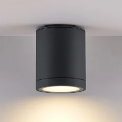 Molto Luce utendørs spot med LED Foris Round SD, antrasitt, aluminium