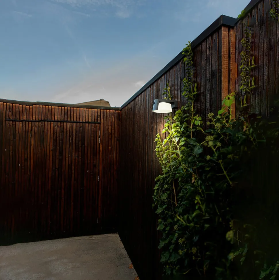 Moon LED-vegglampe, antrasitt, bevegelsessensor, IP44