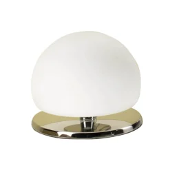 Morgana bordlampe, forkrommet / hvit, berøringsdimmer, 3000 K