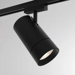 Mova S Volare GU10 skinnespotlight, svart