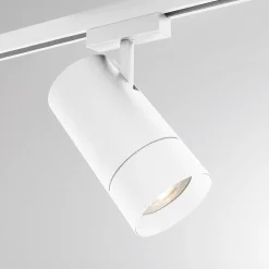 Mova S Volare GU10 skinnespotlight, hvit