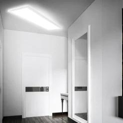 Move LED-panel, sensor, 98 x 20 cm, IP44, plast, hvit