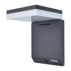 Moze LED-solcellelampe, justerbar med sensor