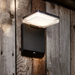 Moze LED-solcellelampe, justerbar med sensor