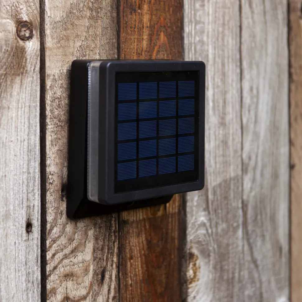 Moze LED-solcellelampe, justerbar med sensor