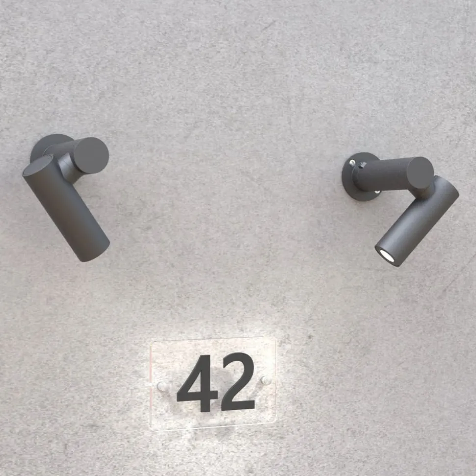 Narea LED-sokkellampe, justerbar, 14 cm