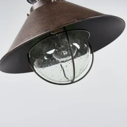 Nautica hengelampe i antikk look 26 cm