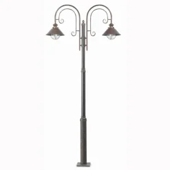 Nautica lyktestolpe med to lys