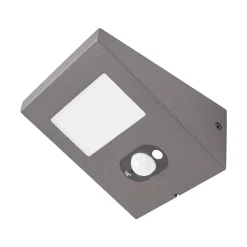 Nedoverlysende vegghengt utelampe Felin, solcelle